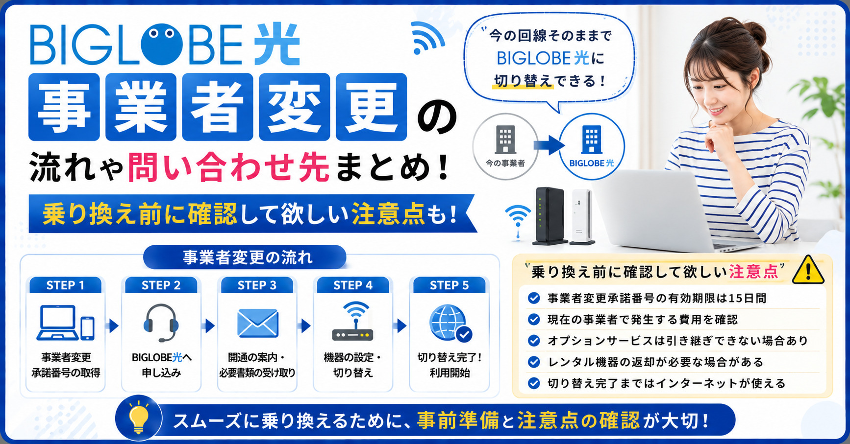 BIGLOBE光 事業者変更